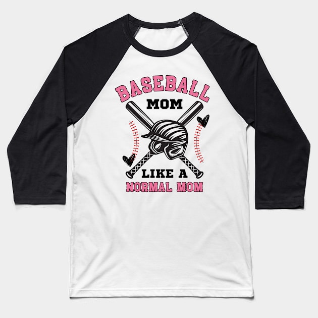 Mothers Day Shirt, Retro Baseball Mom Cool Moms Club Shirt, Funny Mom Shirt, Mom Birthday Gift, Cute Mom Gift, Rocker Mama Tee Baseball T-Shirt by Emouran